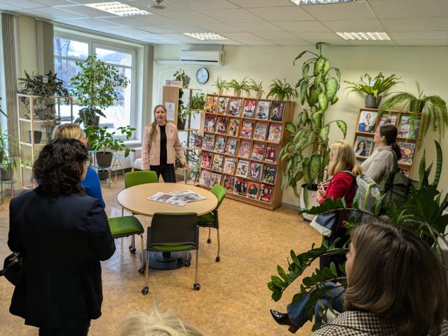 Ekskursija bibliotēkā